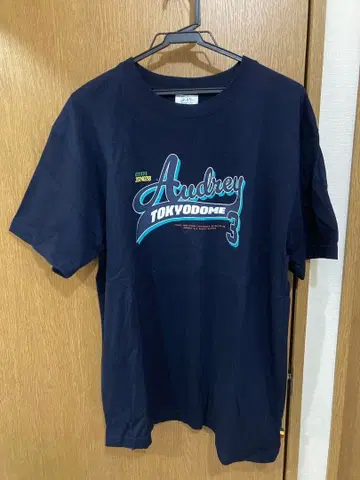 Audrey TOKYODOME 3 티셔츠 XL 네이비