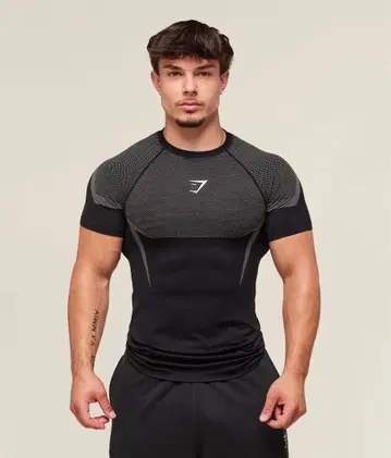 Gymshark onyx 반팔 그레이