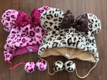 레오파드 무늬 팬캡