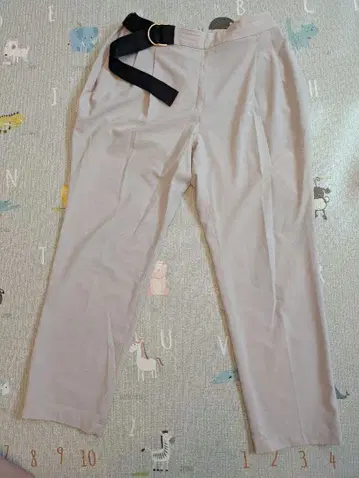 UNITED TOKYO 베이지 와이드 팬츠