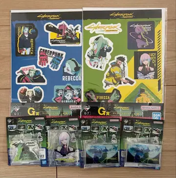 제일복권 사이버펑크 엣지러너 아크릴 스탠드 스티커 세트