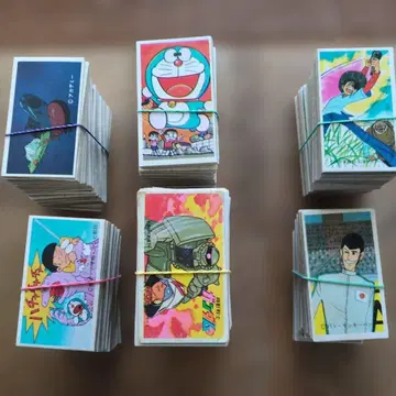 쇼와 레트로 딱지 캐릭터 6종