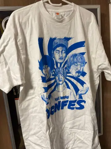 (미품 미착용품) YONFES x 빌리지 뱅가드 T셔츠