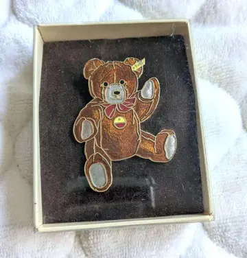 Steiff 슈타이프 Teddy Petsy 테디베어 브로치