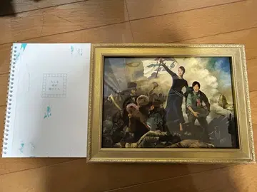 다나카 케이 총리의 남편 액자 아트 '만약 생명을 그릴 수 있다면' 북