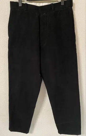 야에카 블랙 코듀로이 팬츠