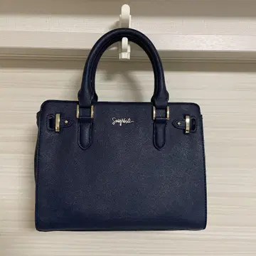 새상품급 사미르 나스리 다크 네이비 스퀘어 백