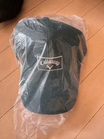 캘러웨이 그린 컬러 캡 미사용