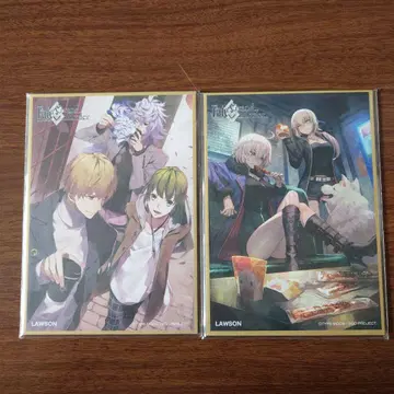 Fate/Grand Order LAWSON 미니 색지 2장 세트