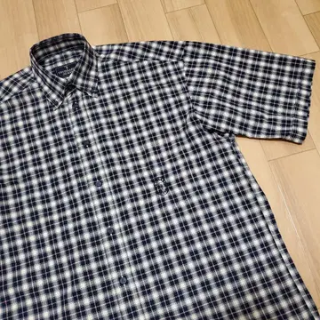 새상품급 TRUSSARDI JEANS 체크 셔츠 MADE IN ITALY