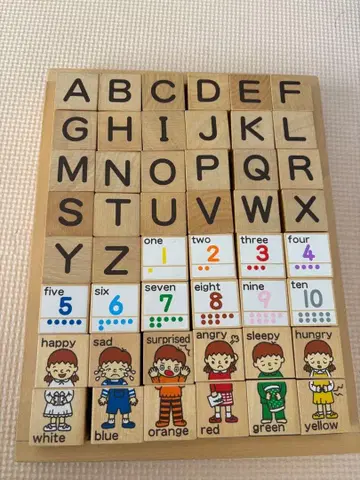 쿠몬 문자 쌓기 히라가나 카타카나 알파벳 영단어