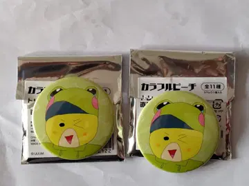 컬러풀 피치 시바의 직필 캔 배지 2개