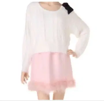 새상품급 DaTuRa 어깨 리본 니트