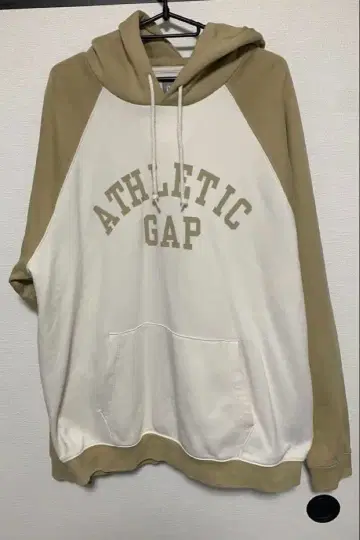 [ 무료배송 ] GAP XL 후드 부착 후드티 베이지/화이트