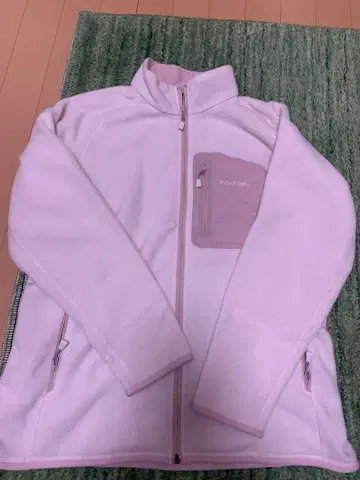 mont-bell 플리스 자켓 핑크