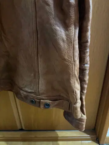 브라운 가죽 자켓 라이더 스타일