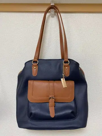 AVV 숄더백 네이비/브라운