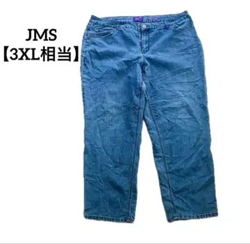 JMS [ 3XL 상당 ] 블루 데님 클래식 핏 데님 24W 사이즈