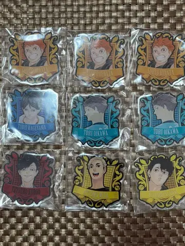 하이큐 아크릴 배지 컬렉션