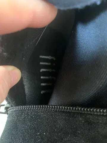 Fitfit 핏핏 블랙 스웨이드 롱 부츠