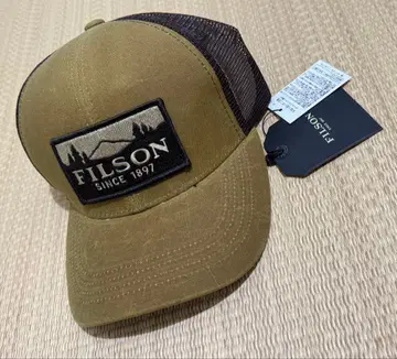 FILSON 로거 메쉬 캡 다크 탄