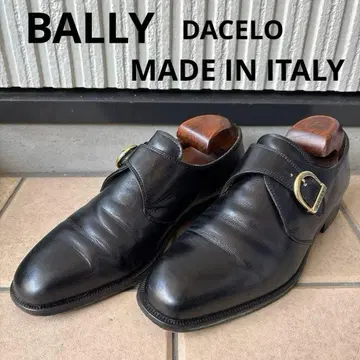 발리 BALLY 천연 가죽 몽크 스트랩 블랙 비즈니스 슈즈