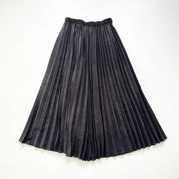 새상품급 케렌 KELEN 스웨이드 터치 롱 플리츠 스커트 BISHOP
