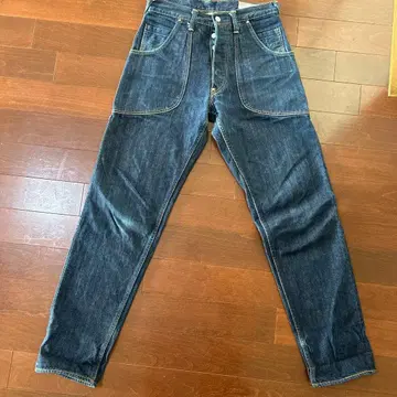 Evis 에비수 빨간 귀 8 포켓 데님 팬츠