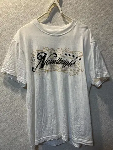 [새상품급] Novelbright 프린트T셔츠 화이트