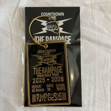 THERAMPAGE 카우콘 회장 한정 와펜 키링