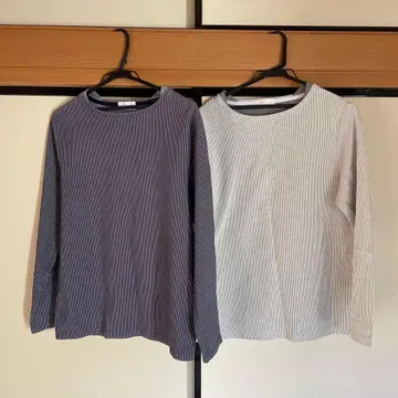 2벌 세트 IKKA 남성용 긴팔 L 사이즈