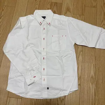 LENS Concave 화이트 긴팔 셔츠 MEDIUM