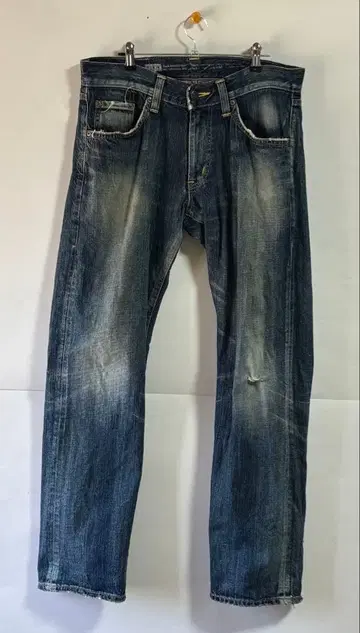 EDWIN 503 데님 팬츠 실측치수 W34 상당