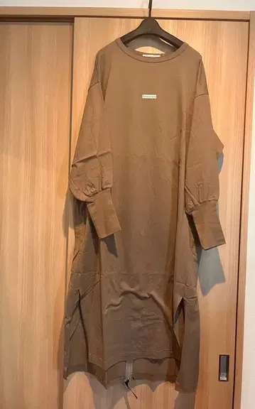 Americana 브라운 롱 원피스