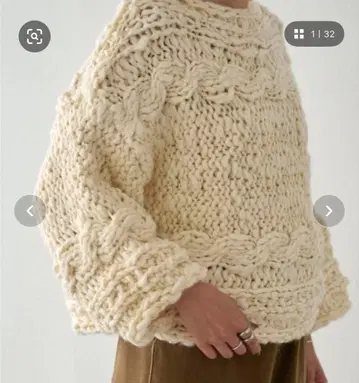 BEARDSLEY 15 quinze 바늘 케이블 풀오버