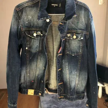 DSQUARED2 데미지 가공 데님 자켓
