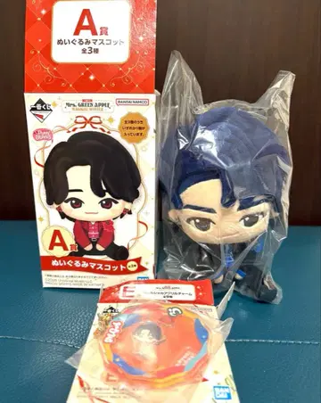 미세스 그린애플 제일복권 봉제 인형 마스코트 A상 E상 히로파 세트