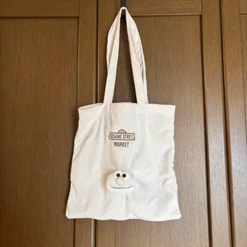 세서미 스트릿 마켓 토트백 화이트