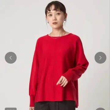 울 스무스 와이드 니트 풀오버 워셔블