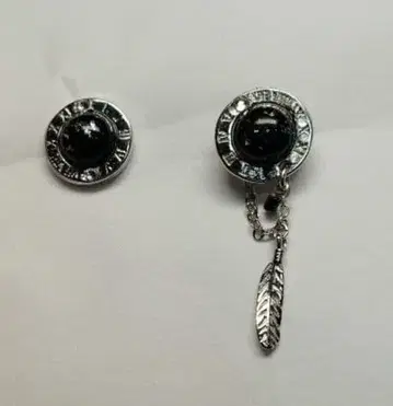 시미즈자카 유리관 귀걸이 noctis 블랙 teftef