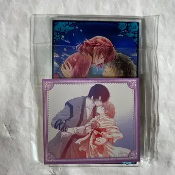 새벽의 연화 만복 가챠 하쿠 연화 아크릴 카드 & 스티커 세트 1