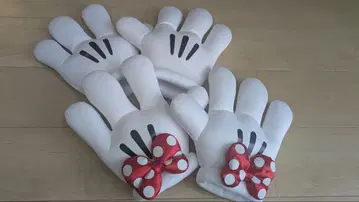 미키 & 미니 손 모양 그로브 4개 세트