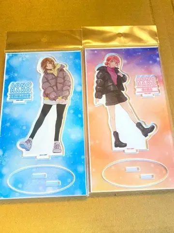 푸른상자 TOMS 아크릴 스탠드 시카노 치나츠 초노 히나 점프 페스타