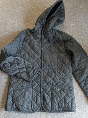 라벤햄 LAVENHAM 퀼팅 자켓 그레이 40 새상품급