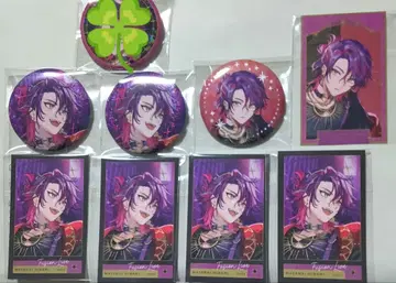 니지산지 와타라이 캔뱃지 3개 폴라로이드 사진풍 카드 5개