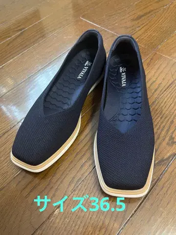 VIVAIA 네이비 플랫슈즈 사이즈 36.5