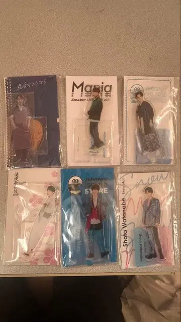 스타 엔터테인먼트 아크릴 스탠드 6세트