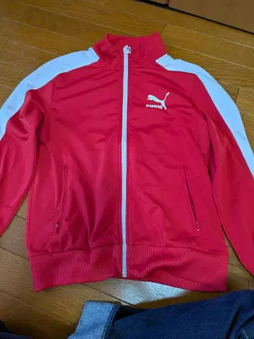 PUMA 트랙 자켓 T7 557904 레드 M