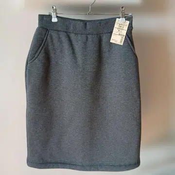 무인양품 보아 안감 플리스 스커트 다크 그레이 M~L