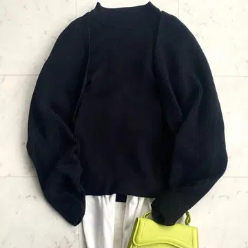 새상품급 아도어 ADORE 트윈 니트, 앙상블용 볼레로 블랙 38